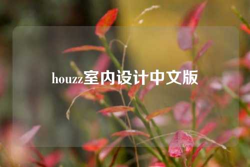 houzz室内设计中文版