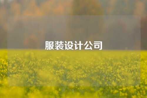 服装设计公司