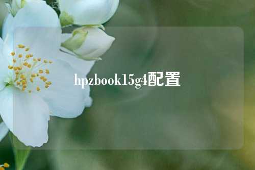 hpzbook15g4配置