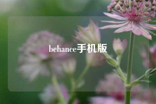 behance手机版