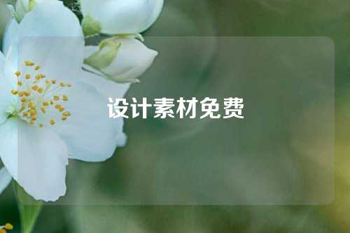 设计素材免费