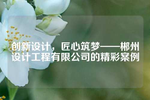 创新设计，匠心筑梦——郴州设计工程有限公司的精彩案例