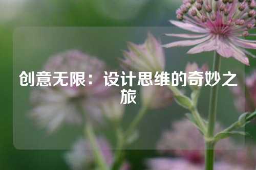 创意无限：设计思维的奇妙之旅