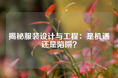 揭秘服装设计与工程：是机遇还是陷阱？