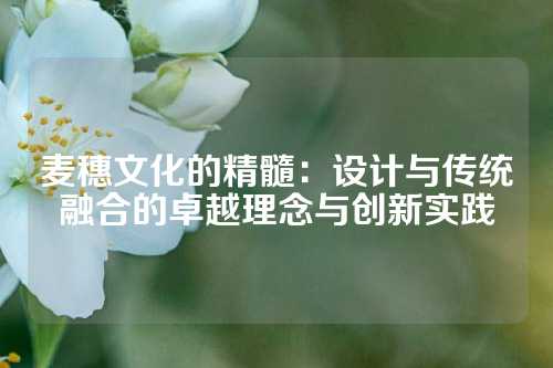 麦穗文化的精髓：设计与传统融合的卓越理念与创新实践