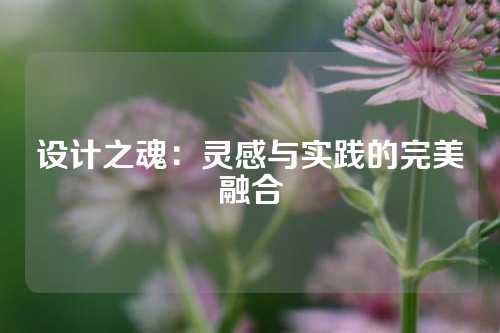 设计之魂：灵感与实践的完美融合