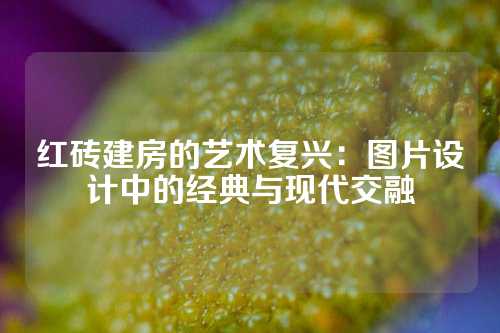 红砖建房的艺术复兴：图片设计中的经典与现代交融