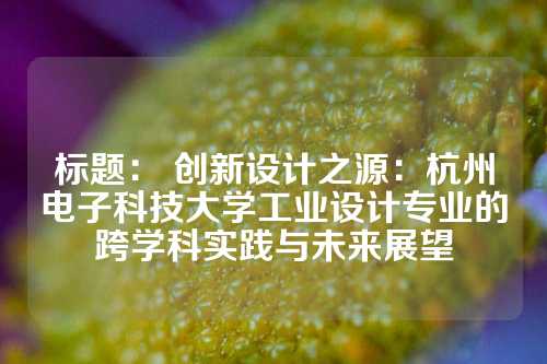 标题： 创新设计之源：杭州电子科技大学工业设计专业的跨学科实践与未来展望