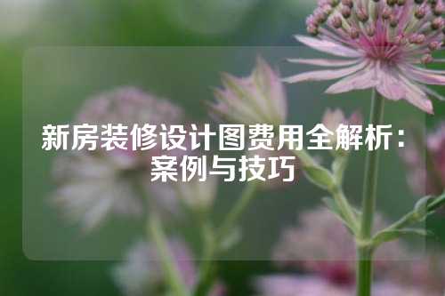 新房装修设计图费用全解析：案例与技巧